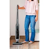 Bosch BBH7SIL aspiradora de mano Negro, Gris Sin bolsa, Aspirador vertical gris/Plateado, Secar, Filtro higiénico, Filtrado, Suelo duro, Alfombra, Suelo duro, Escalones, Tapicería, Sin bolsa, Negro, Gris