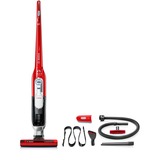 Bosch BCH6ZOOO aspiradora de pie y escoba eléctrica Sin bolsa Rojo, Aspirador vertical rojo, Sin bolsa, Rojo, Secar, Filtrado, Ión de litio, 25,2 V