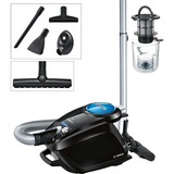 Bosch BGS5SMRT66 aspiradora Aspiradora cilíndrica Secar Bolsa para el polvo, Aspiradora de suelo negro/Azul, Aspiradora cilíndrica, Secar, Bolsa para el polvo, HEPA, Filtrado, 66 dB