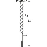 Bosch Broca de martillo PRO SDS-max-7, Ø 19mm, Taladro 