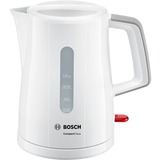 Bosch CompactClass TWK3A051 tetera eléctrica 1 L 2400 W Gris, Blanco, Hervidor de agua blanco/Gris claro, 1 L, 2400 W, Gris, Blanco, De plástico, Ajustes de termostato, Indicador de nivel de agua