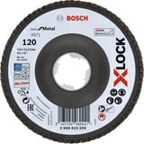 Bosch Disco abrasivo PRO X571 X-LOCK, Ø 115mm, K120, Rueda de esmeril 