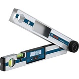 Bosch GAM 220 Professional medidor de ángulos digital 0 - 220°, Transportador plateado/Azul, 1,5 V, 0,4 m