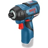 Bosch GDR 12V-110 Professional 1/4" 110 Nm 10,8 V, Tornillo de percusión azul/Negro, Llave de impacto, 1/4", 110 Nm, 1200 RPM, 2600 RPM, 10 m/s²
