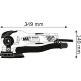 Bosch GET 55-125 Professional Lijadora rotorbital 7800 RPM 15600 OPM Negro, Azul 550 W, Lijadora orbital azul/Negro, Lijadora rotorbital, Velcro, Negro, Azul, 3300 RPM, 7800 RPM, 6600 OPM