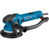 Bosch GET 75-150 Professional Lijadora rotorbital 7300 RPM 14600 OPM Negro, Azul 750 W, Lijadora orbital azul/Negro, Lijadora rotorbital, Velcro, Negro, Azul, 3300 RPM, 7300 RPM, 6600 OPM
