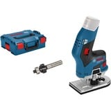 Bosch GKF 12V-8 Professional Amoladora recta 1300 RPM Negro, Azul, Rojo, Fresadora azul/Negro, Amoladora recta, Negro, Azul, Rojo, Mate, 1300 RPM, 8 mm, 71 dB