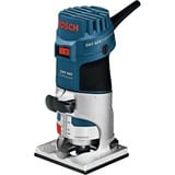 Bosch GKF 600 33000 RPM 600 W, Fresadora azul, 33000 RPM, 4,5 m/s², Corriente alterna, 600 W, 6 mm