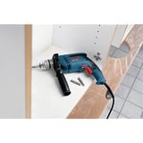 Bosch GSB 13 RE 2800 RPM Sin llave 1,8 kg, Taladradora de impacto azul/Negro, Sin llave, 2800 RPM, 2,5 cm, 1 cm, 1,3 cm, 44800 ppm