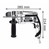 Bosch GSB 16 RE Professional, Taladradora de impacto azul/Negro, Taladro de pistola, 1,3 cm, 2800 RPM, 3 cm, 1,3 cm, 1,6 cm