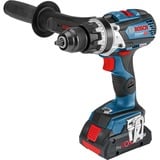 Bosch GSB 18V-110 C 2100 RPM 1,9 kg Negro, Azul, Martillo atornillador azul/Negro, Taladro de pistola, Sin escobillas, Negro, Azul, 1,3 cm, 2100 RPM, 8,2 cm