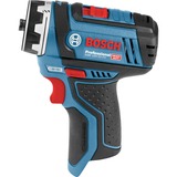 Bosch GSR 12V-15 FC Professional, Destornillador azul/Negro, Taladro de pistola, Sin llave, Negro, Azul, 1 cm, 1300 RPM, 3 cm