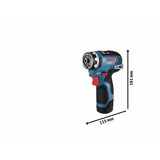 Bosch GSR 12V-35 FC 1750 RPM Sin llave 590 g Negro, Azul, Rojo, Taladro/destornillador azul/Negro, Taladro de pistola, Sin llave, Negro, Azul, Rojo, 1 cm, 1750 RPM, 3,2 cm