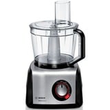 Bosch MC812M865 robot de cocina 1250 W 3,9 L Negro, Acero inoxidable negro/Acero fino cepillado, 3,9 L, Negro, Acero inoxidable, Giratorio, Batir, Mezcla, Picar, Corte, Mezcla, Puré, CE, EAC, VDE, Plástico