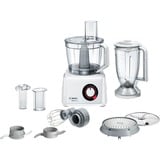 Bosch MC812W501 robot de cocina 1000 W 3,9 L Blanco Balanza integrada blanco, 3,9 L, Blanco, Giratorio, Batir, Mezcla, Picar, Corte, Mezcla, Puré, 1,5 L, CE, EAC, VDE