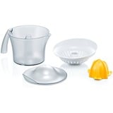 Bosch MCP3000N prensa de cítricos eléctricos 0,8 L 25 W Blanco, Amarillo, Exprimidor blanco/Amarillo, Blanco, Amarillo, 0,8 L, Plástico, 25 W, 220-240 V, 200 mm