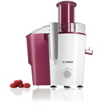 Bosch MES25C0 exprimidor Licuadora centrífuga 700 W Cereza (fruta), Transparente, Blanco Berry/blanco, Licuadora centrífuga, Cereza (fruta), Transparente, Blanco, Paso, 2 L, 1,25 L, 1,25 L