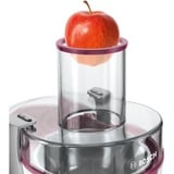 Bosch MES25C0 exprimidor Licuadora centrífuga Cereza, Transparente, Blanco 700 W Berry/blanco, Licuadora centrífuga, Cereza, Transparente, Blanco, Paso, 2 L, 1,25 L, 1,25 L