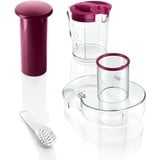 Bosch MES25C0 exprimidor Licuadora centrífuga Cereza, Transparente, Blanco 700 W Berry/blanco, Licuadora centrífuga, Cereza, Transparente, Blanco, Paso, 2 L, 1,25 L, 1,25 L