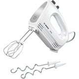 Bosch MFQ24200 batidora Batidora de mano 400 W Plata, Blanco blanco/Acero fino, Batidora de mano, Plata, Blanco, Batir, Amasar, Mezcla, Remover, Botones, palanca, Metal, Plástico, 400 W