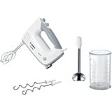 Bosch MFQ36470 batidora Batidora de mano 450 W Blanco blanco/Gris, Batidora de mano, Blanco, 1,3 m, CE, VDE, Plástico, 450 W