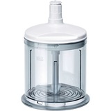 Bosch MFZ4050 batidora y accesorio para mezclar alimentos, Ensayo blanco, Transparente, Blanco, Plástico, Acero inoxidable, MSM7xxx