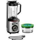 Bosch MMBV622M batidora Batidora de varillas 1000 W Negro, Acero inoxidable, Batidora depie plateado/Negro, Batidora de varillas, Negro, Acero inoxidable, Mezcla, Picador de hielo, Mezcla, Puré, 1,5 L, 37000 RPM, Botones, Giratorio