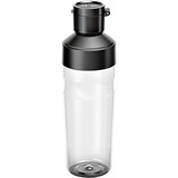 Bosch MMZV0BT1 bidón de agua Uso diario 500 ml Tritan Negro, Transparente, Botella de agua transparente/Negro, 500 ml, Uso diario, Negro, Transparente, Tritan, 198 g, 240 mm