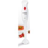Bosch MSM14000 licuadora Batidora de mano 400 W Blanco blanco/Rojo, Batidora de mano, 1,2 m, 400 W, Blanco