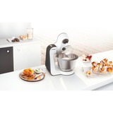 Bosch MUM50E32DE robot de cocina 3,9 L Plata 800 W blanco, 3,9 L, Plata, Botones, 1,25 L, 1,1 m, 1,25 g