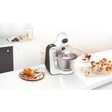 Bosch MUM50E32DE robot de cocina 800 W 3,9 L Plata blanco, 3,9 L, Plata, Botones, 1,25 L, 1,1 m, 1,25 g