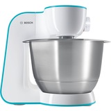 Bosch MUM54D00 robot de cocina 900 W 3,9 L Acero inoxidable, Blanco blanco/Turquesa, 3,9 L, Acero inoxidable, Blanco, 1,1 m, 2 kg, Acero inoxidable, 900 W