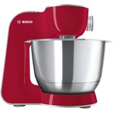 Bosch MUM58720 robot de cocina 1000 W 3,9 L Gris, Rojo, Acero inoxidable rojo/Plateado, 3,9 L, Gris, Rojo, Acero inoxidable, 1,1 m, 220 - 240 V, 50 - 60 Hz, Acero inoxidable