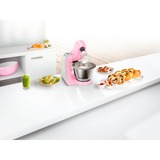 Bosch MUM58K20 robot de cocina 1000 W 3,9 L Gris, Rosa, Acero inoxidable rosa/Plateado, 3,9 L, Gris, Rosa, Acero inoxidable, Giratorio, 1,25 L, 1,1 m, Acero inoxidable