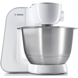 Bosch MUM58W20 robot de cocina 1000 W 3,9 L Plata, Blanco blanco/Plateado, 3,9 L, Plata, Blanco, Botones, 1,25 L, 1,25 L, 3,9 L