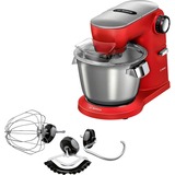 Bosch MUM9A66R00 robot de cocina 1600 W 5,5 L Rojo, Plata rojo/Plateado, 5,5 L, CE, VDE, Rojo, Plata, Giratorio, Acero inoxidable, 1600 W