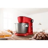 Bosch MUM9A66R00 robot de cocina 1600 W 5,5 L Rojo, Plata rojo/Plateado, 5,5 L, CE, VDE, Rojo, Plata, Giratorio, Acero inoxidable, 1600 W