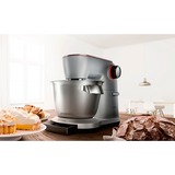 Bosch MUM9AX5S00 robot de cocina 1500 W 5,5 L Acero inoxidable plateado, 5,5 L, Acero inoxidable, Botones, Giratorio, Acero inoxidable, Aluminio, 1500 W