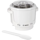 Bosch MUZ4EB1 máquina para helados 1,14 L Blanco, Heladera blanco, 1,14 L, 30 min, Blanco, 200 mm, 200 mm, 210 mm