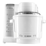 Bosch MUZ4EB1 máquina para helados 1,14 L Blanco, Heladera blanco, 1,14 L, 30 min, Blanco, 200 mm, 200 mm, 210 mm