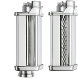Bosch MUZ5PP1 batidora y accesorio para mezclar alimentos, Ensayo plateado, Acero inoxidable, Blanco, Acero inoxidable, MUM5