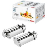 Bosch MUZ5PP1 batidora y accesorio para mezclar alimentos, Ensayo plateado, Acero inoxidable, Blanco, Acero inoxidable, MUM5