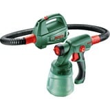 Bosch PFS 1000 0,8 L, Arma de aerosol verde/Negro, Aceite, Pintura, 0,8 L, 0,1 l/min, Verde, 2 kg, Aire comprimido