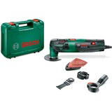 Bosch PMF 250 CES Negro, Verde, Rojo 250 W 20000 OPM, Herramienta multifunción verde, Corte, Lijado, Serrado, Raspado, Negro, Verde, Rojo, 20000 OPM, 15000 OPM, 1,4°, Corriente alterna