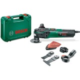 Bosch PMF 350 CES Negro, Verde 350 W 15000 OPM, Herramienta multifunción verde/Negro, Corte, Desbastado, Serrado, Negro, Verde, 15000 OPM, 20000 OPM, 1,4°, Corriente alterna
