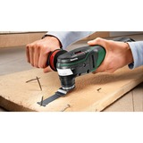 Bosch PMF 350 CES Negro, Verde 350 W 15000 OPM, Herramienta multifunción verde/Negro, Corte, Desbastado, Serrado, Negro, Verde, 15000 OPM, 20000 OPM, 1,4°, Corriente alterna