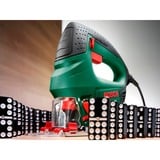 Bosch PST 800 PEL power jigsaws 3000 spm 530 W 2 kg, Sierra de calar verde/Negro, Área de agarre superior, Negro, Verde, Rojo, 3000 spm, 8 cm, 500 spm, 5 mm