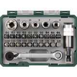 Bosch Rainbow Pro 27 bit + ratchet punta de destornillador 27 pieza(s), Kit de herramientas verde, 27 pieza(s), Pozidriv, Torx, PH 1/2/2/3 PZ 1/2/3 T 10/15/20/25/30 HEX 3/4/5/6 PH 1/2/2/3 PZ 1/2/3 T 10/15/20/25/30 HEX 3/4/5/6..., 25 mm