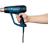 Bosch Soplador de aire caliente GHG 23-66 Professional + accesorio de 2 piezas, Decapador por aire caliente azul/Negro