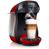 Bosch TAS1003 cafetera eléctrica Totalmente automática Macchina per caffè a capsule 0,7 L, Cafetera de cápsulas negro/Rojo, Macchina per caffè a capsule, 0,7 L, Cápsula de café, 1400 W, Negro, Rojo